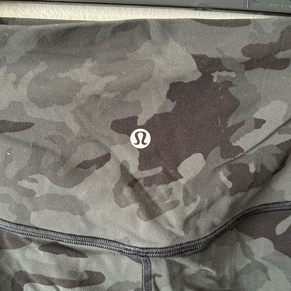 lululemon athletica Camo Ankle Pants - Black and Gray
